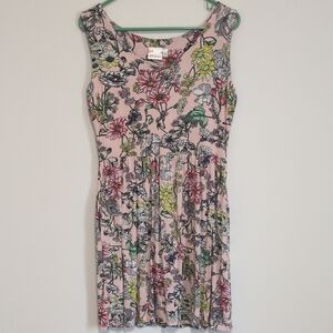 Rita Hudson Floral Sun Dress - Pink and Green